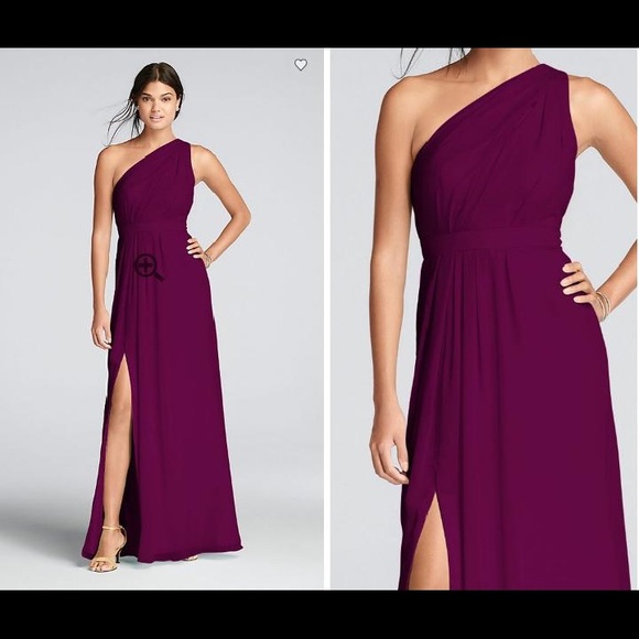 david's bridal sangria dress